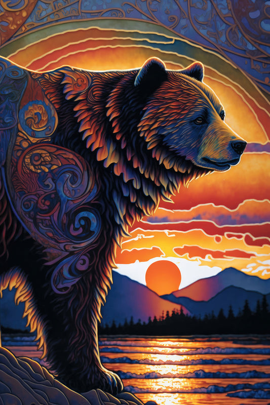 Copy of Grizzly Bear Fine Art Print | 003