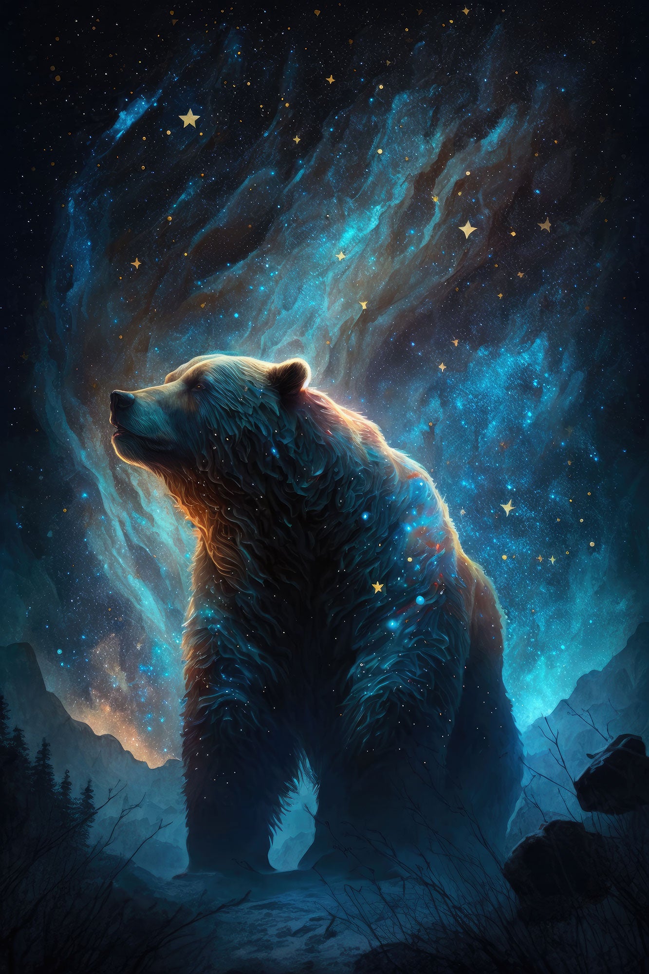 Grizzly Bear Fine Art Print | 004