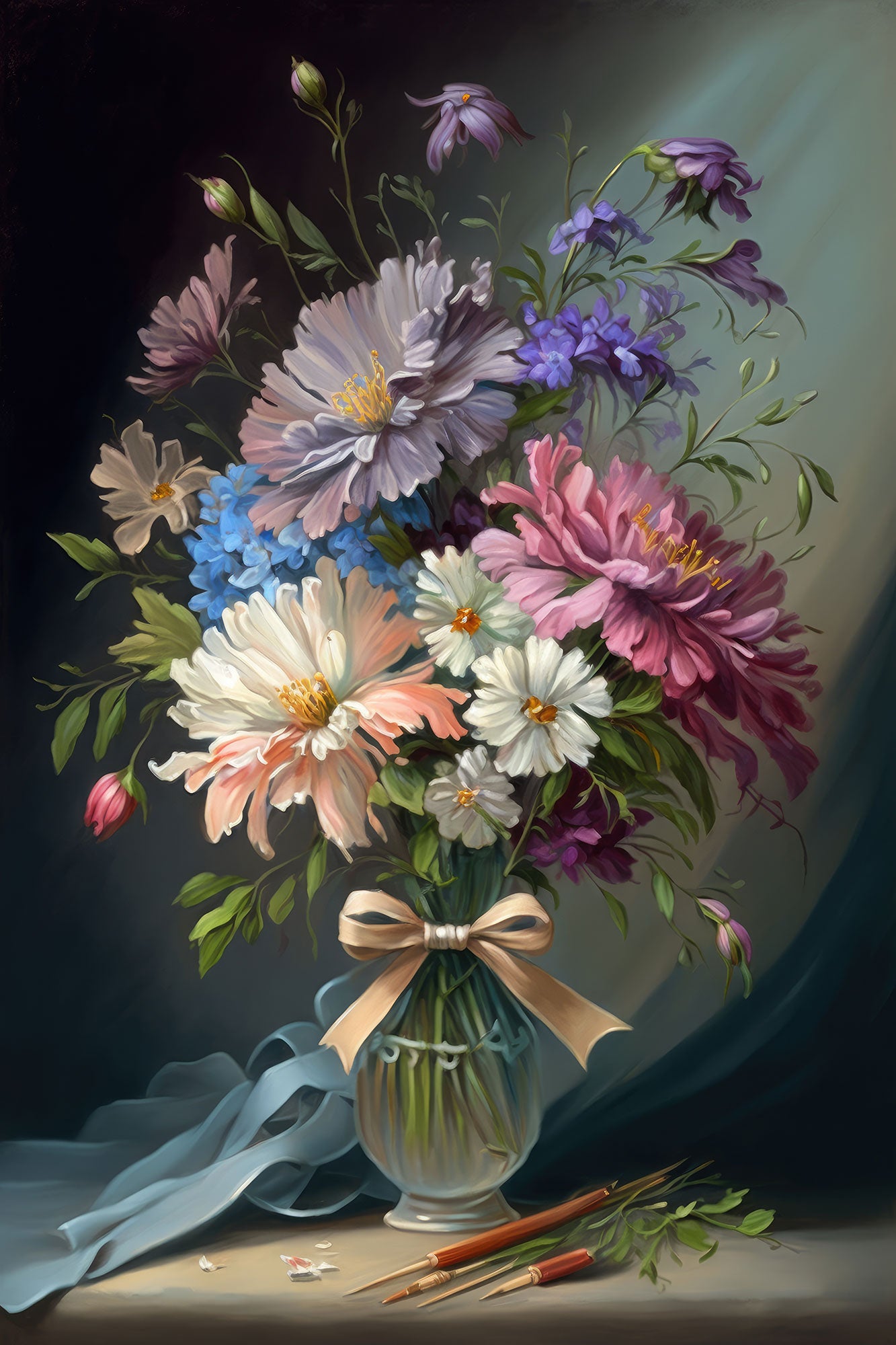 Beautiful Bouquet of Flowers Fine Art Print | 006
