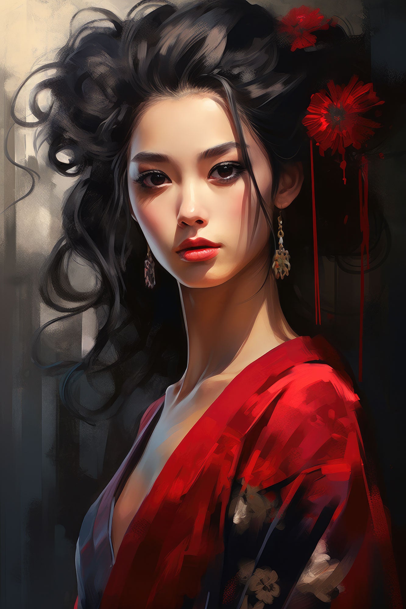 Enchanting Geisha Fine Art Print | 001