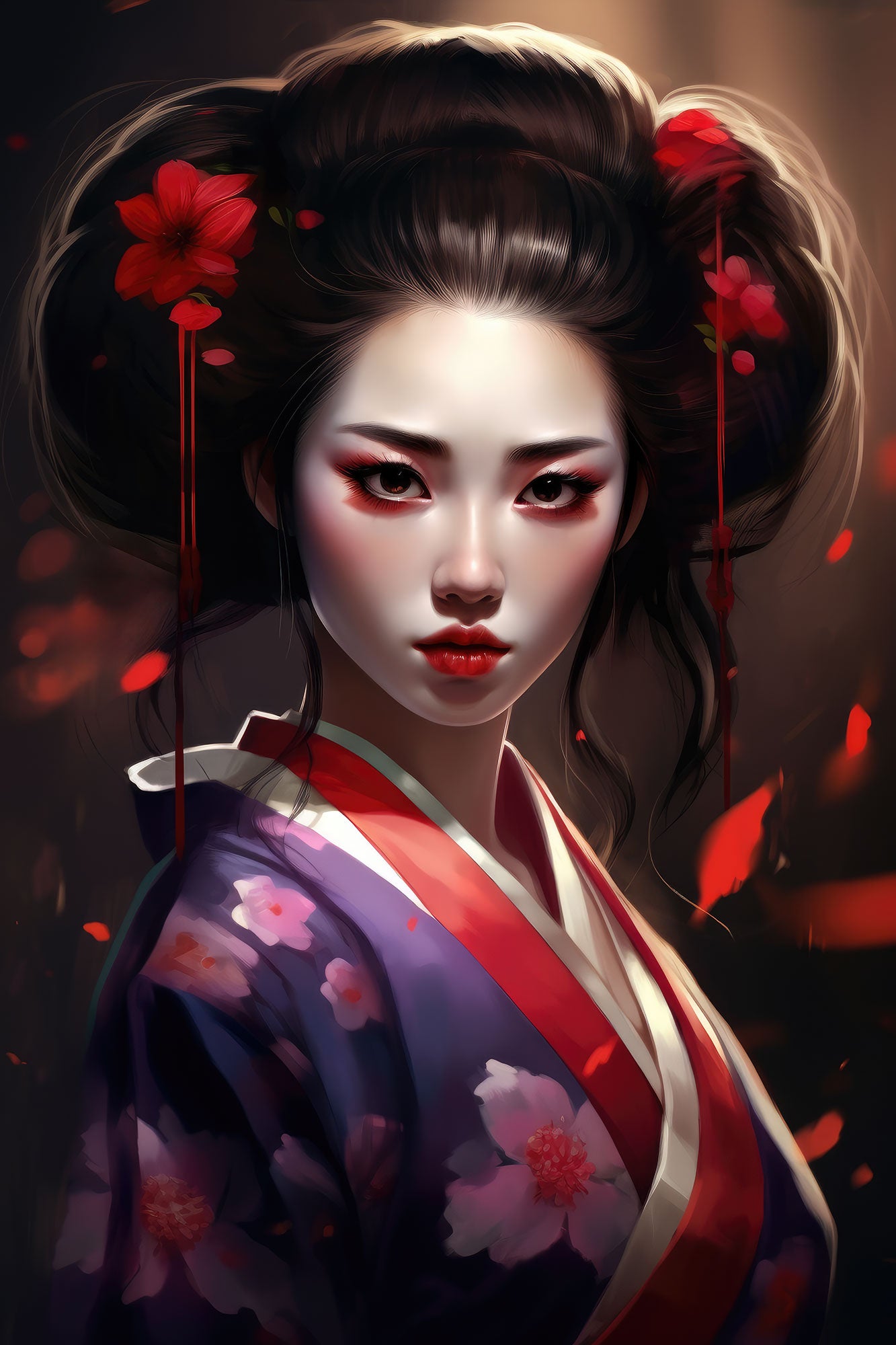 Enchanting Geisha Fine Art Print | 004