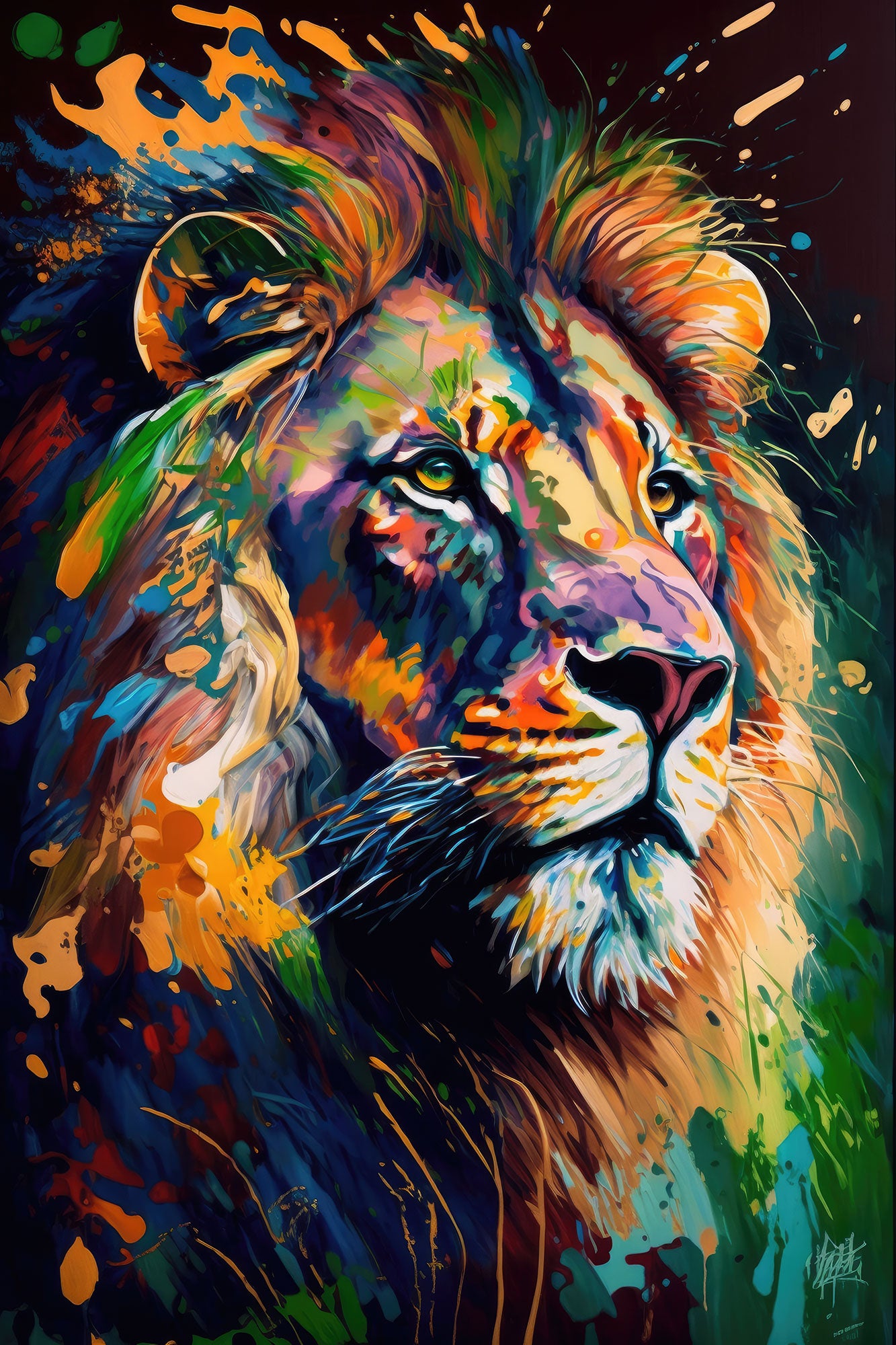 Lion Fine Art Print | 002