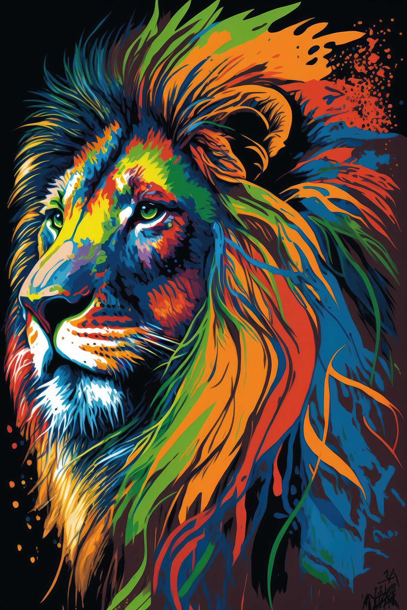 Lion Fine Art Print | 003