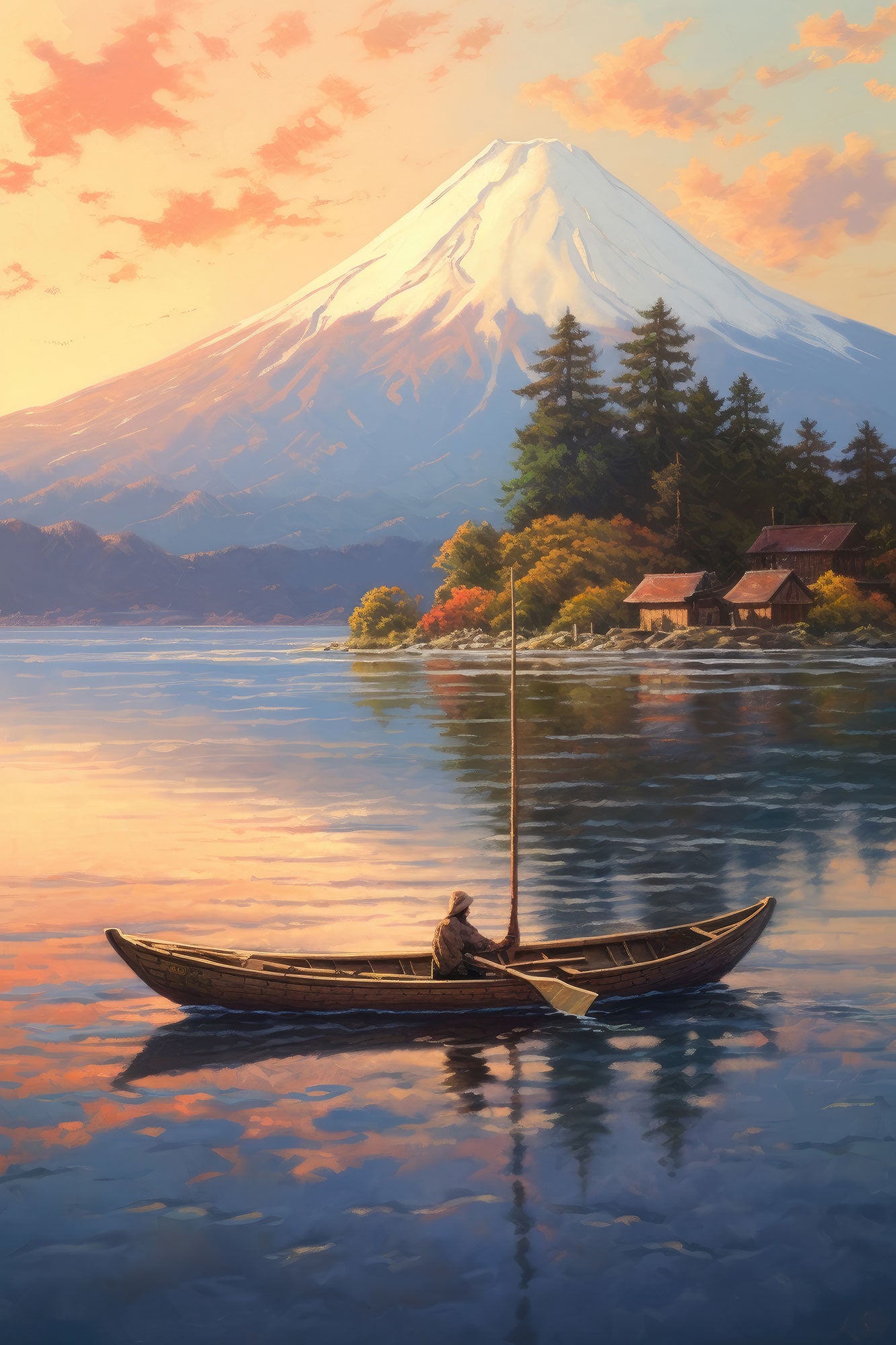 Majesty of Mount Fuji Fine Art Print | 004