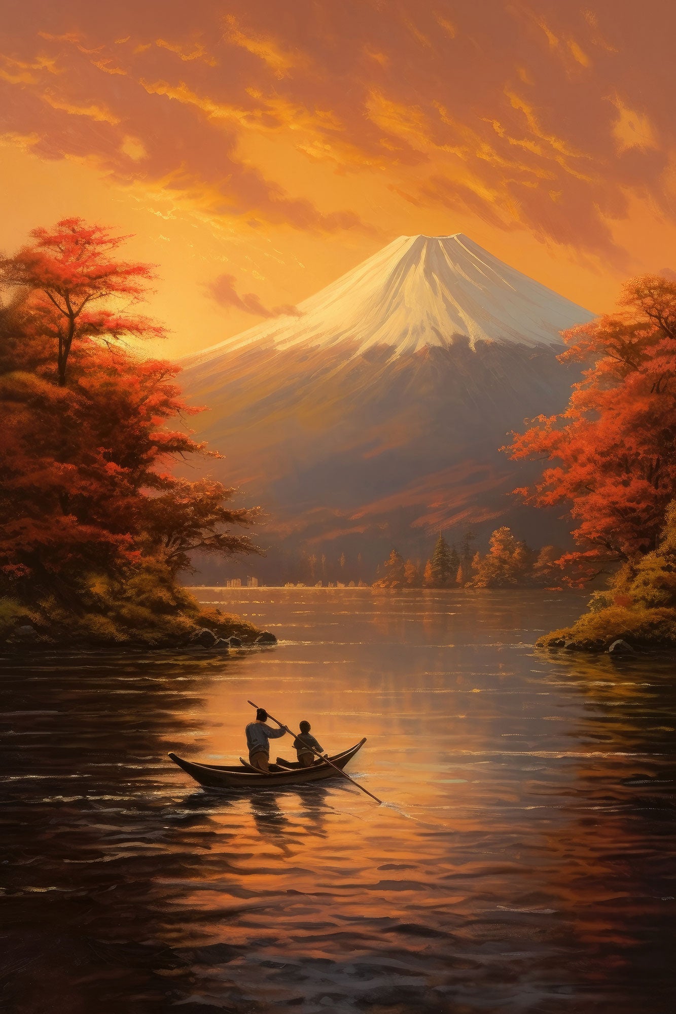 Majesty of Mount Fuji Fine Art Print | 005