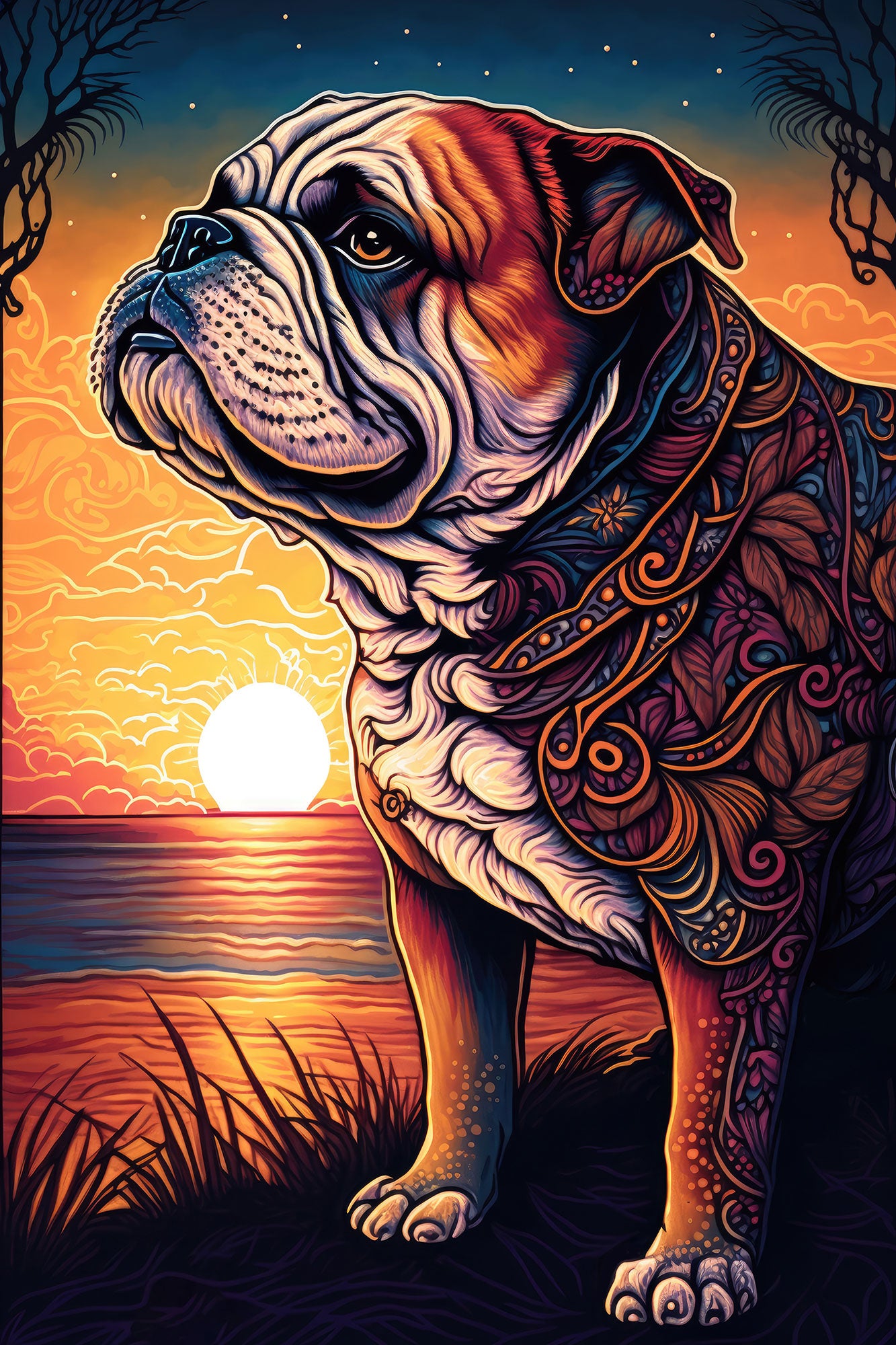 Bulldog Fine Art Print | 001