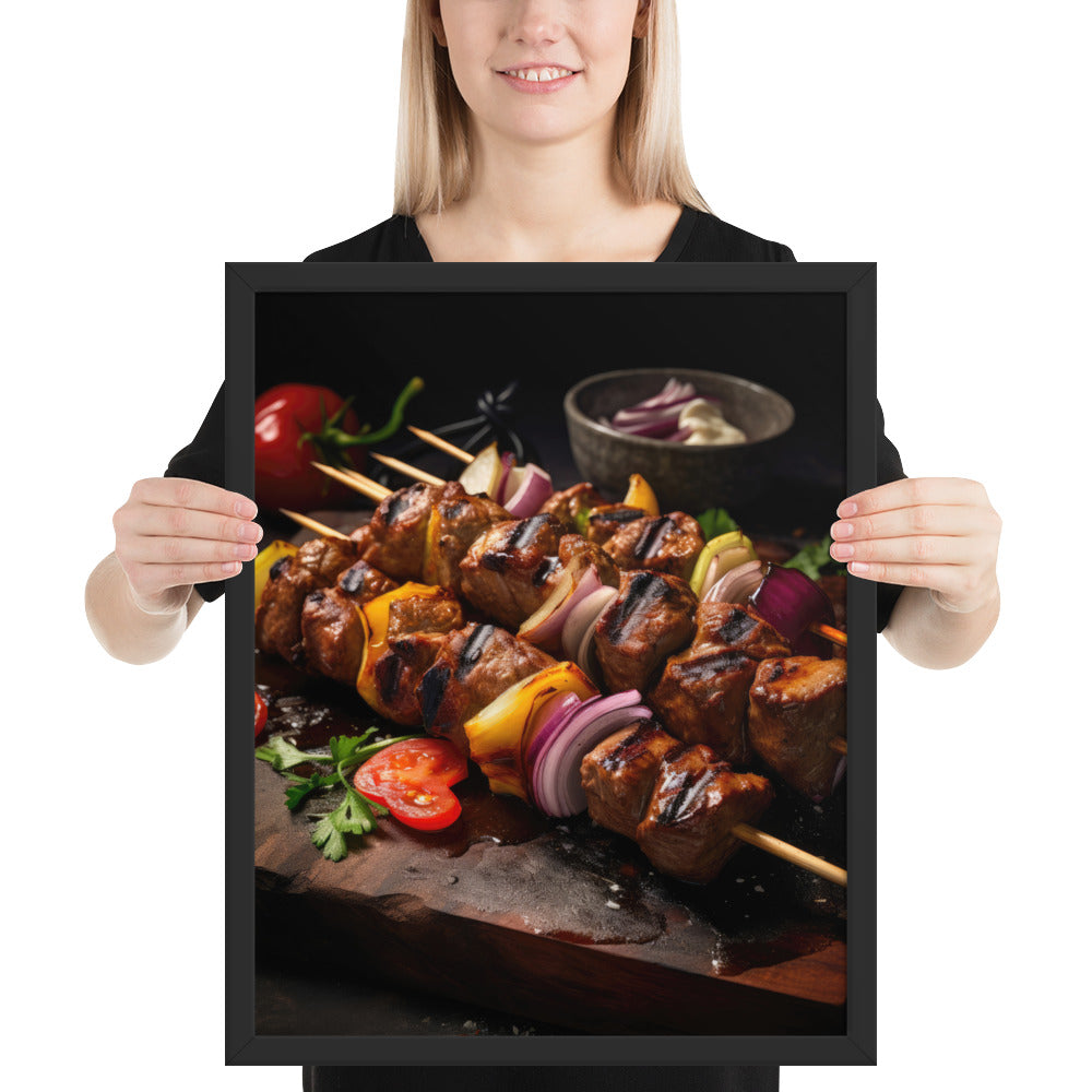 Chicken Kebab Fine Art Print | 003