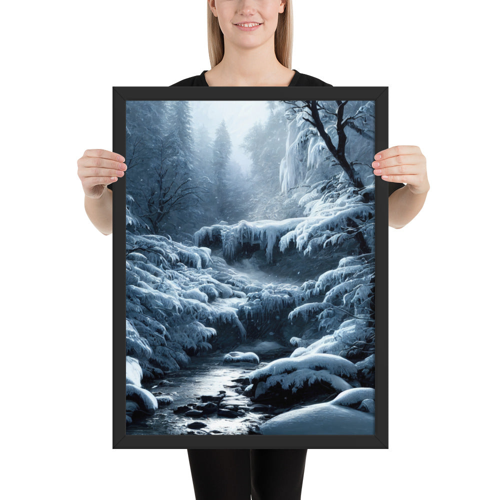 Frozen Winter Forest Fine Art Print