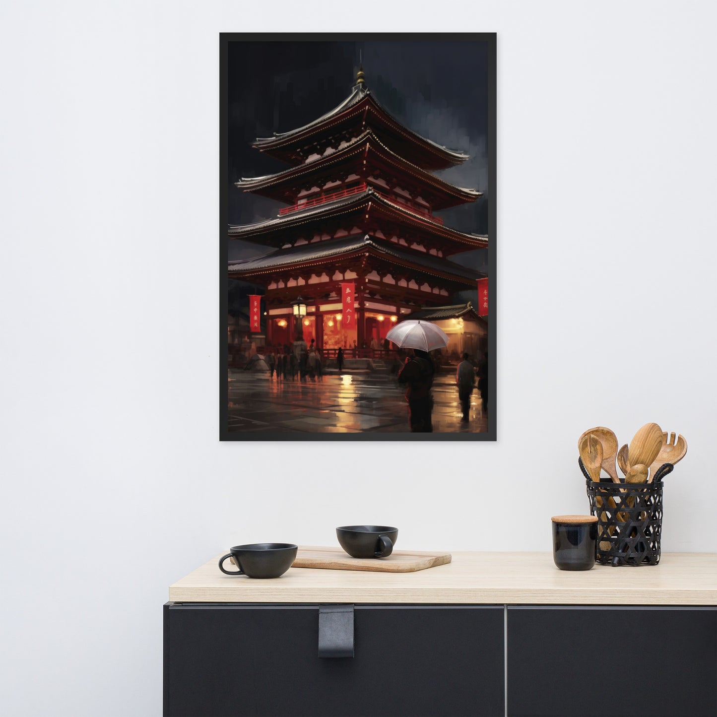 Eternal Serenity: Tokyo's Ancient Shrine Fine Art Print | 001