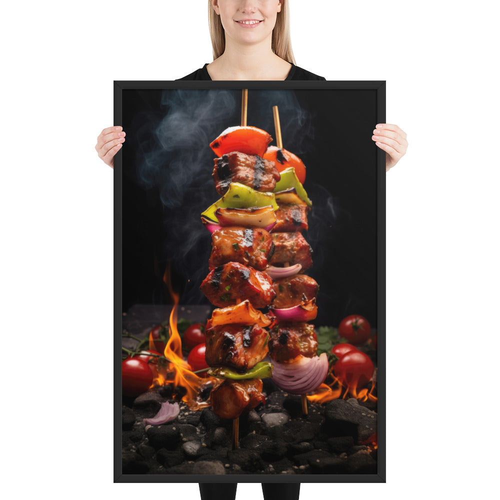 Chicken Kebab Fine Art Print | 002