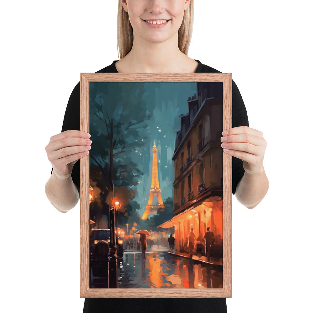 Eiffel's Evening Elegance Fine Art Print