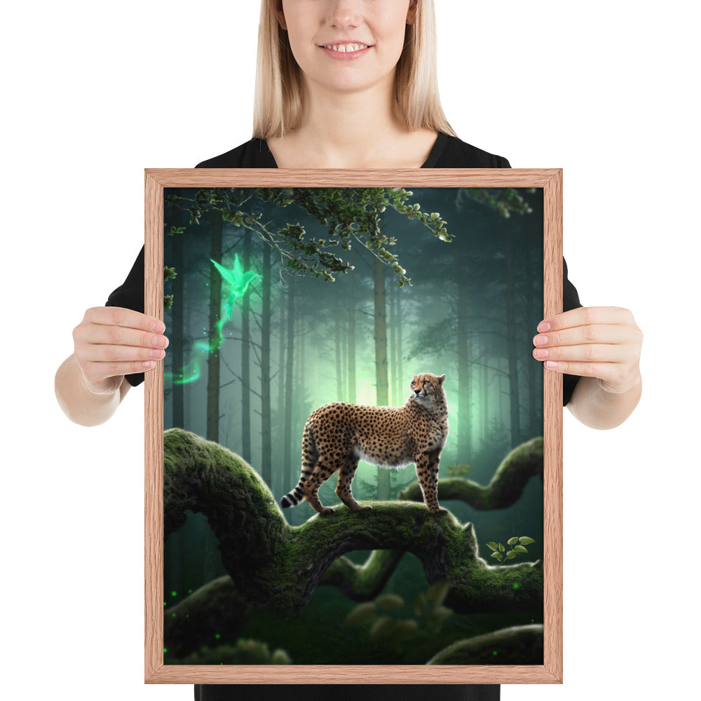Magical Forest Cheetah Fine Art Print