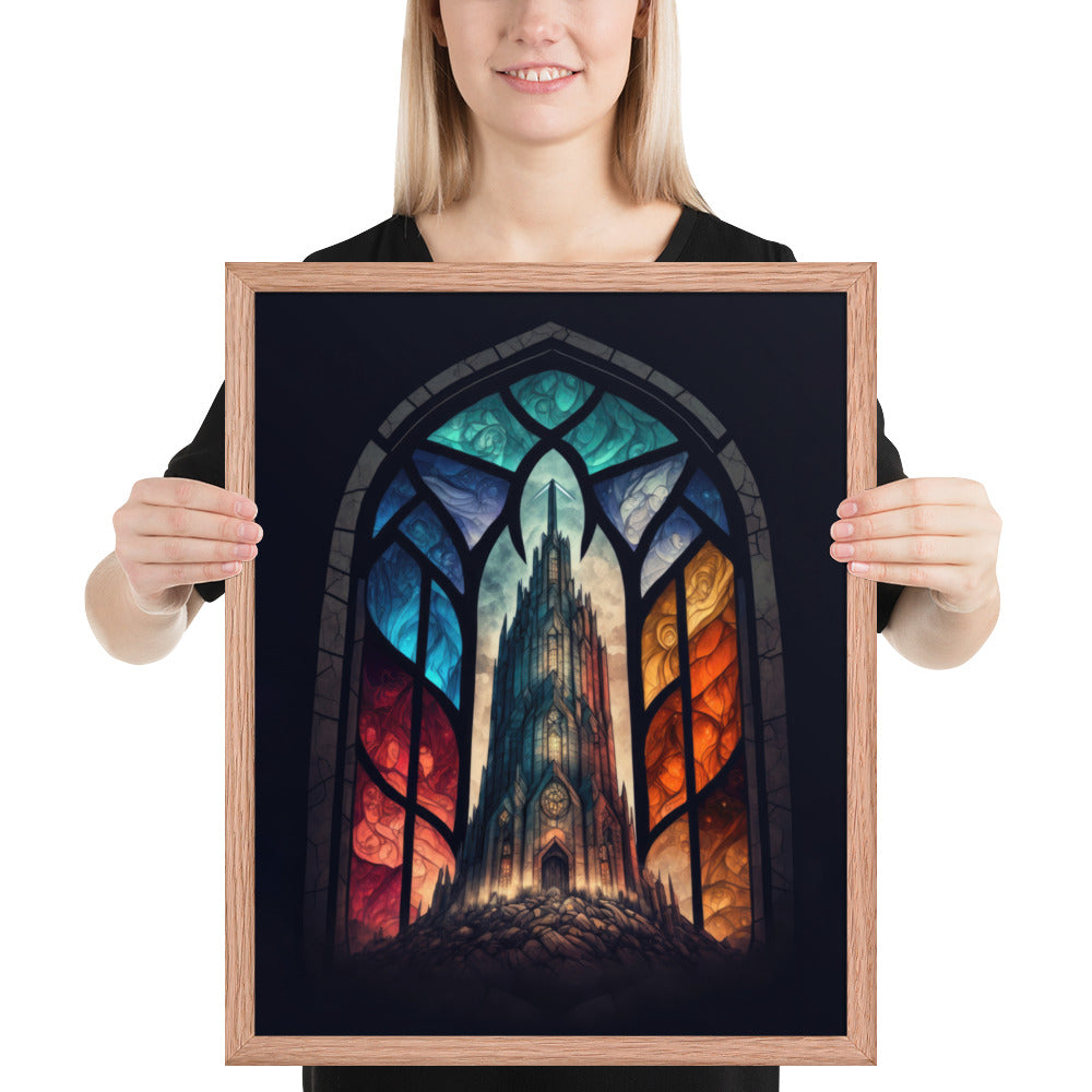 Stained Glass Cathedral Fine Art Print