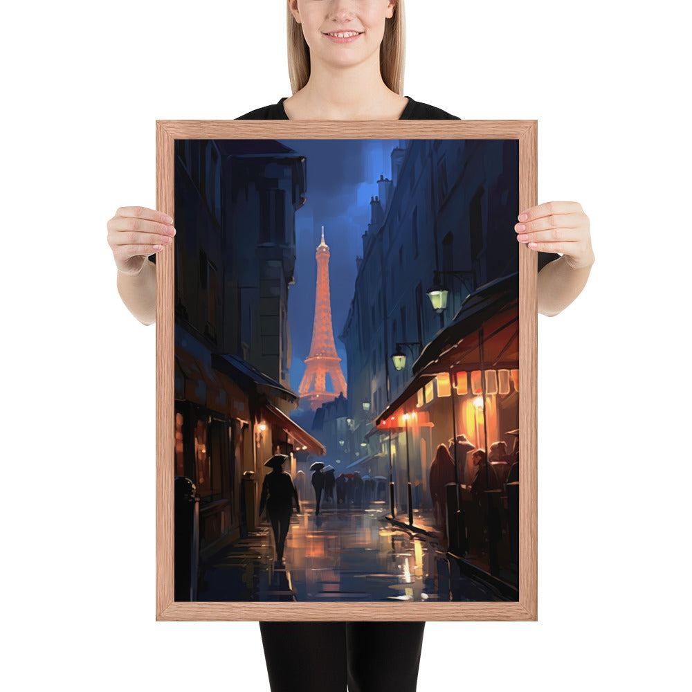 Rain-kissed Parisian Reverie Fine Art Print