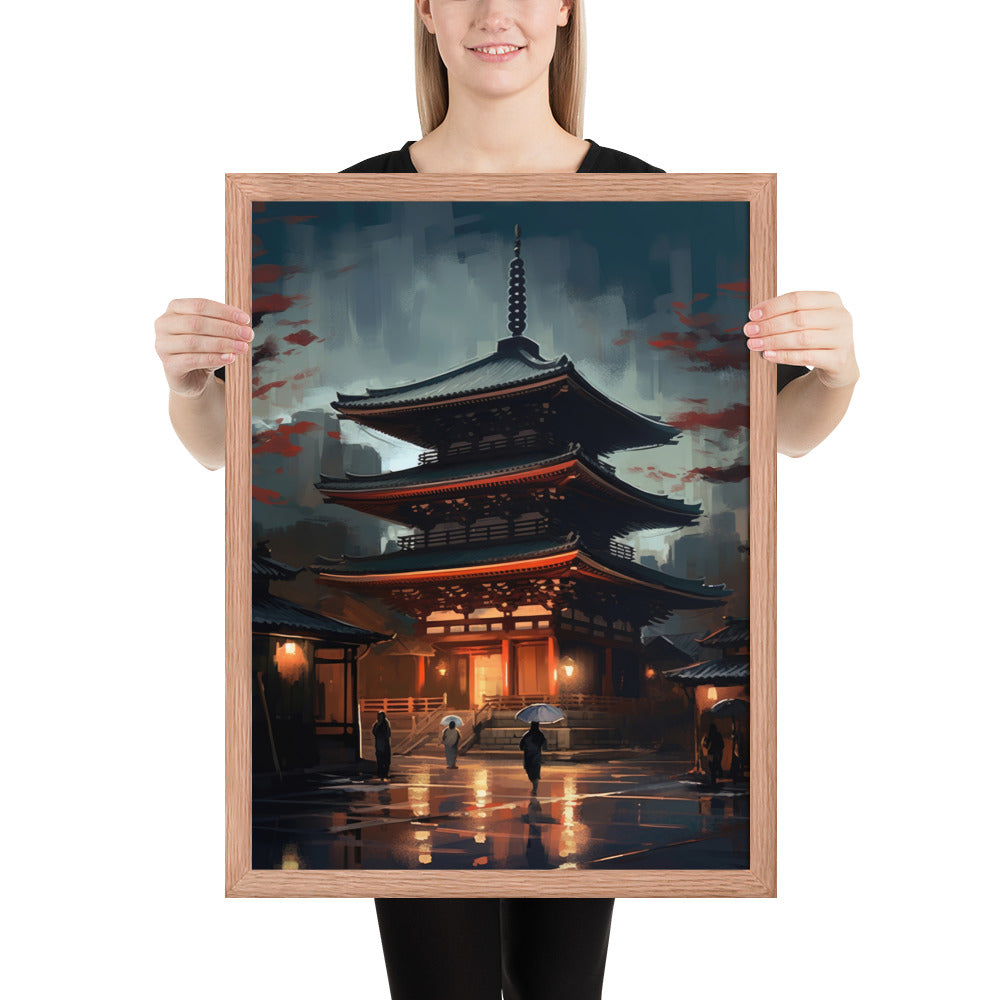 Eternal Serenity: Tokyo's Ancient Shrine Fine Art Print | 003
