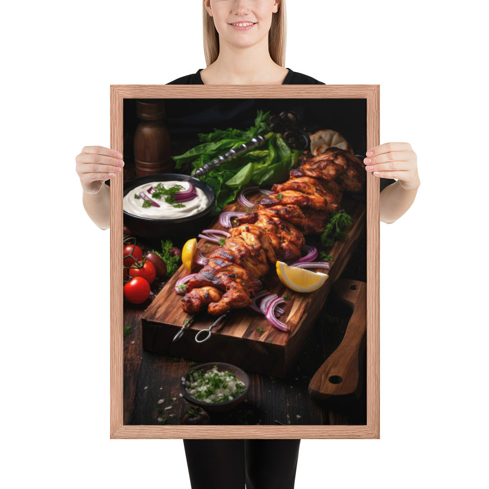 Chicken Kebab Fine Art Print | 001