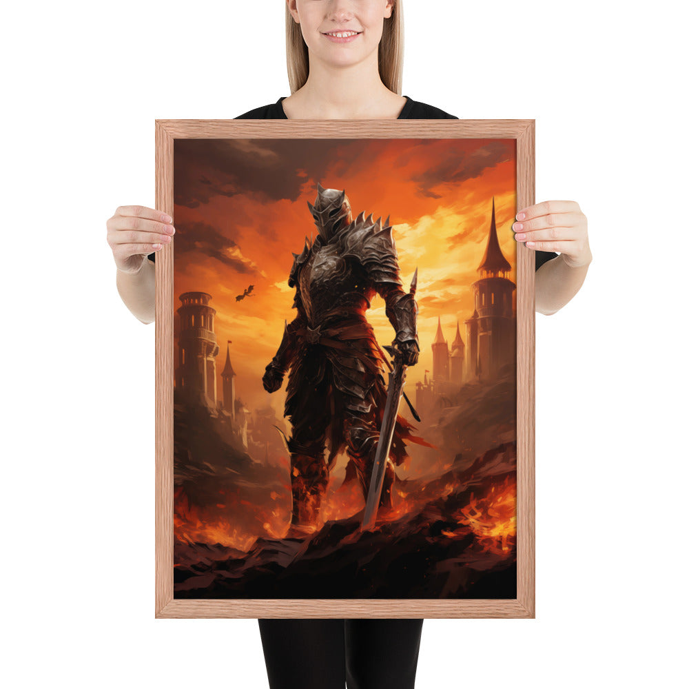 Valor in the Abyss Fine Art Print