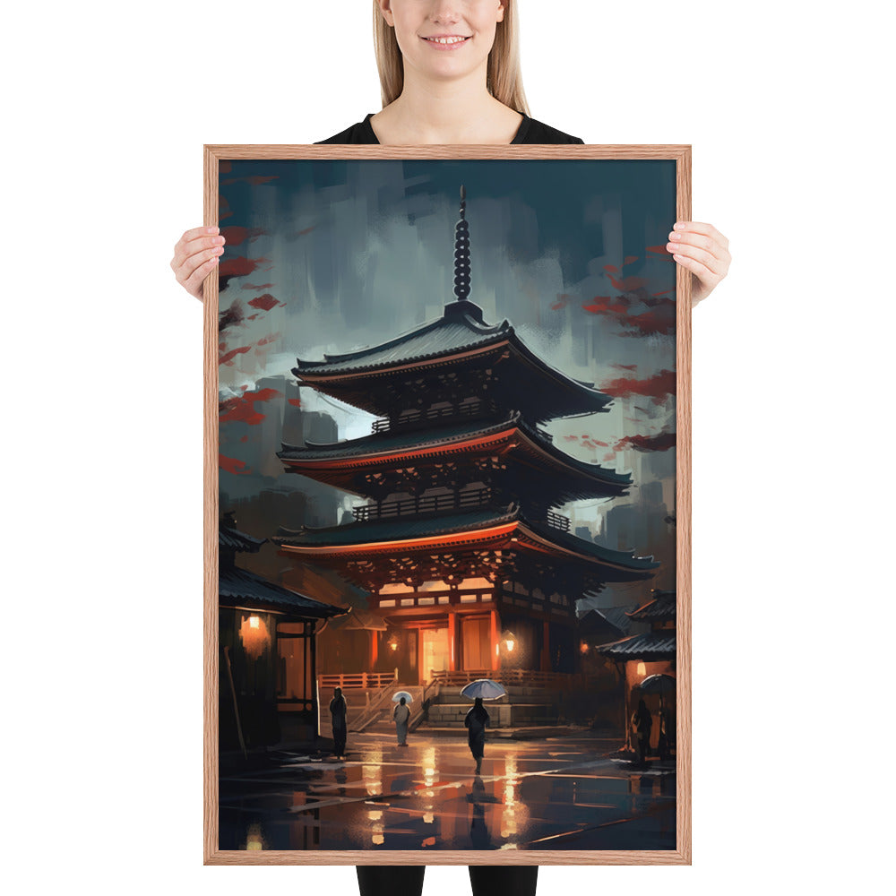 Eternal Serenity: Tokyo's Ancient Shrine Fine Art Print | 003