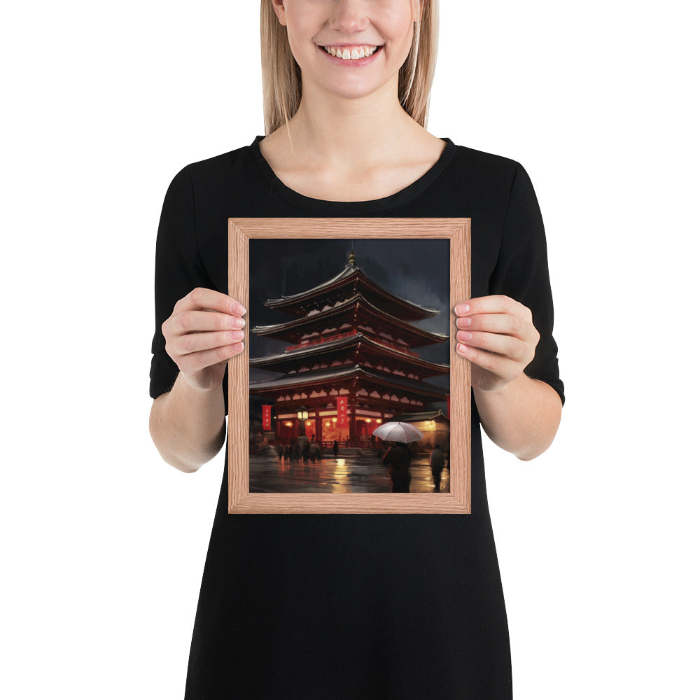 Eternal Serenity: Tokyo's Ancient Shrine Fine Art Print | 001