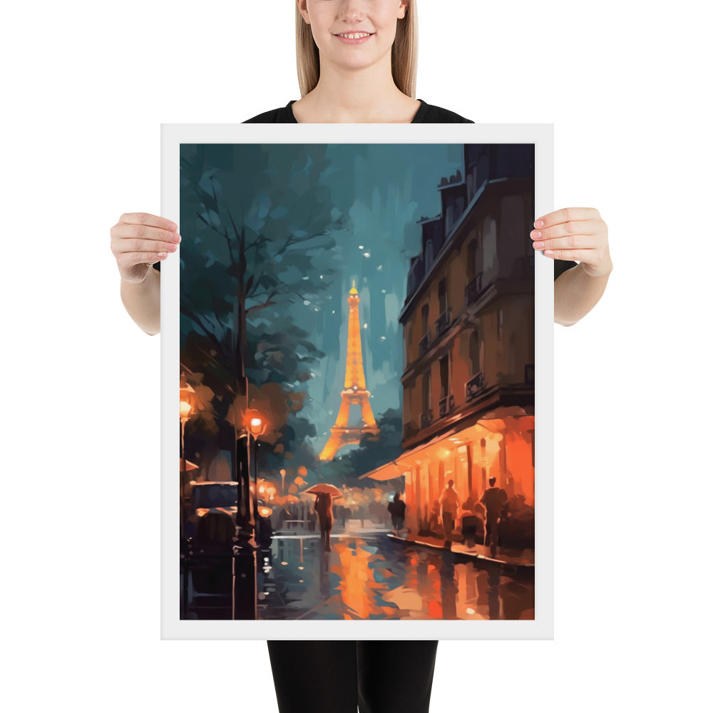 Eiffel's Evening Elegance Fine Art Print