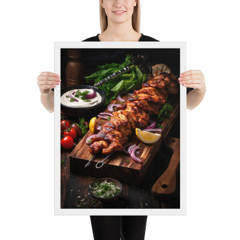 Chicken Kebab Fine Art Print | 001