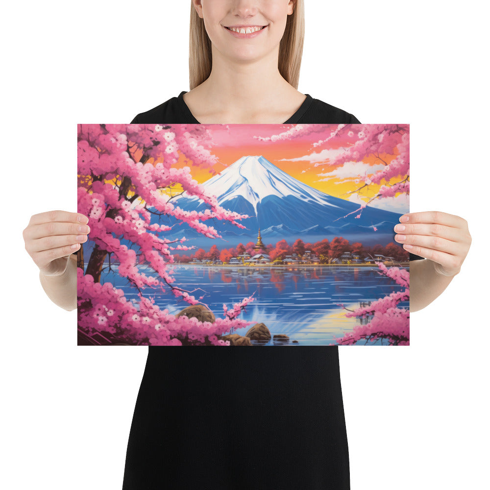 Majesty of Mount Fuji Fine Art Print | 008