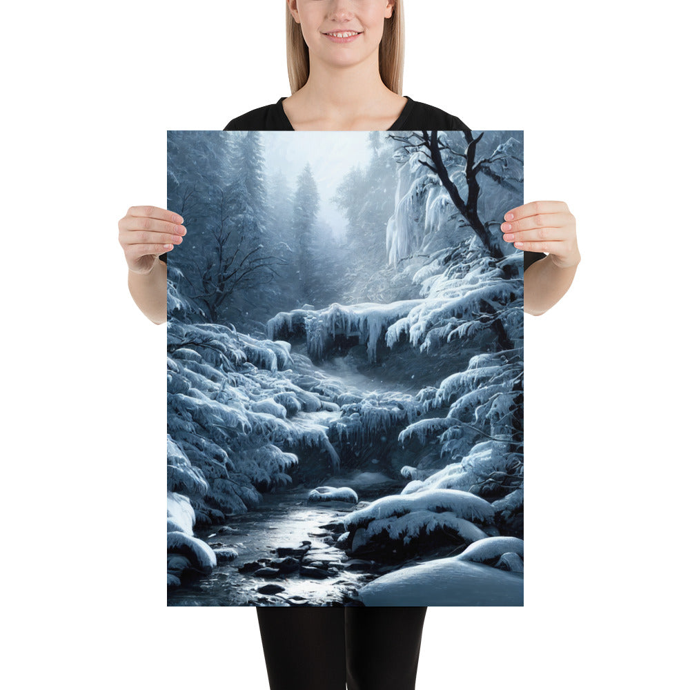 Frozen Winter Forest Fine Art Print